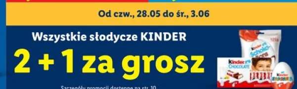 Słodycze Kinder