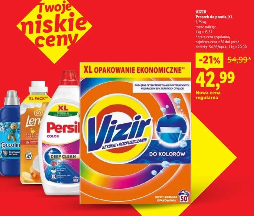 Proszek do prania XL Vizir