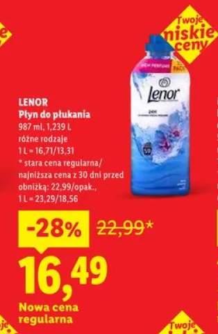 Płyn do płukania LENOR