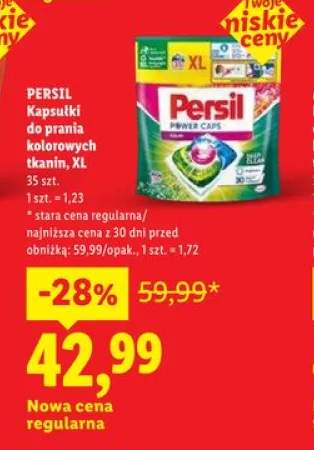 Kapsułki do prania kolorowych tkanin PERSIL XL