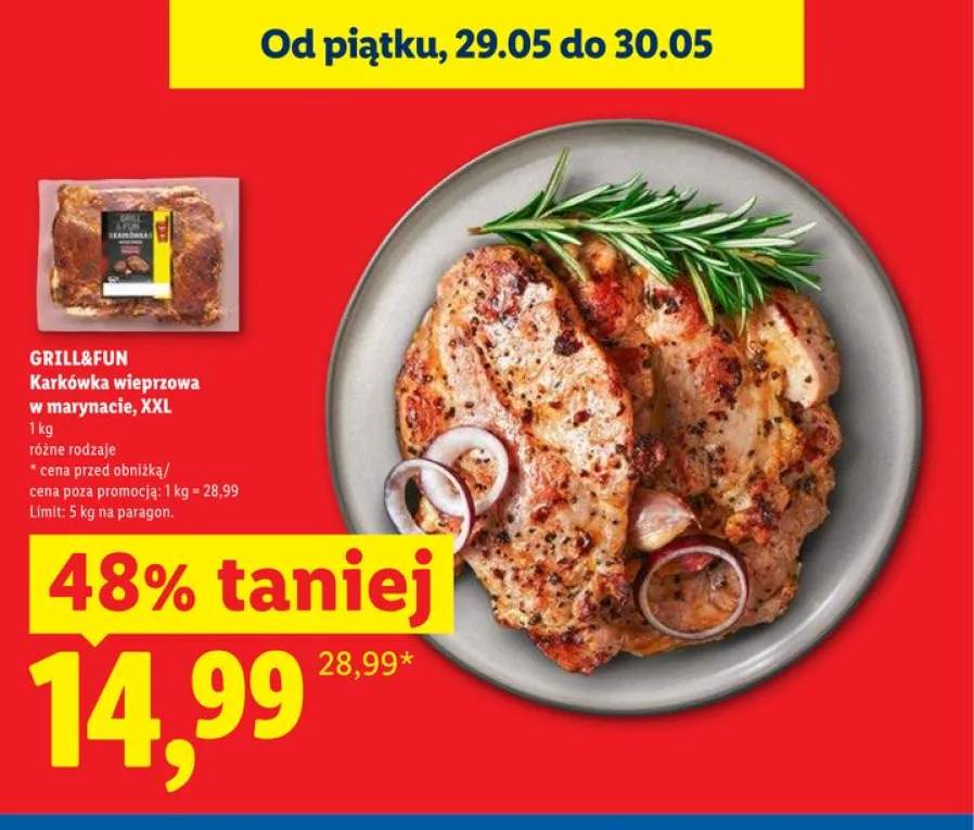 Karkówka wieprzowa w marynacie XXL Grill&Fun