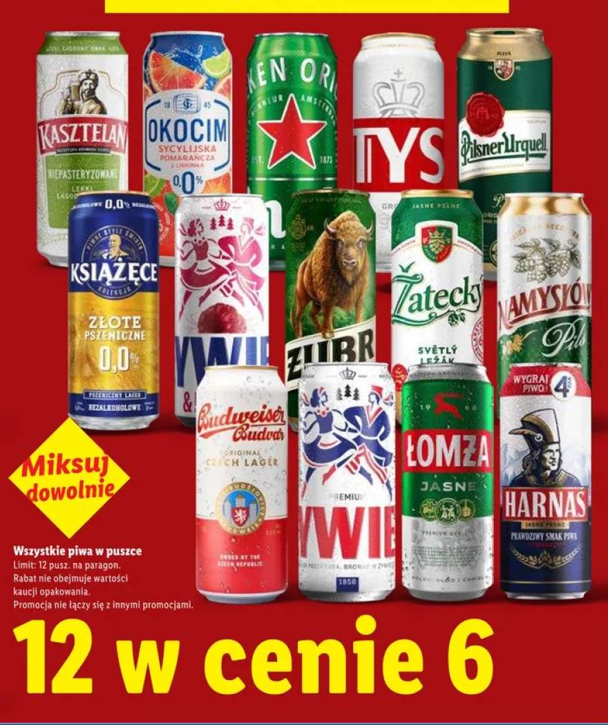 Piwo Łomża Jasne
