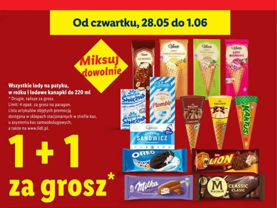 Lodowa kanapka Gelatelli Lodowy Sandwicz