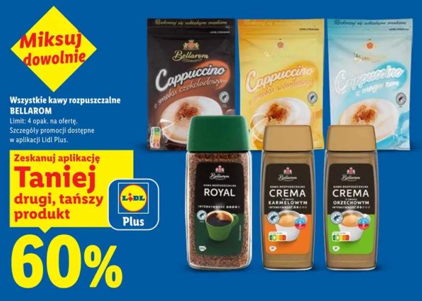 Cappuccino Bellarom o smaku czekoladowym
