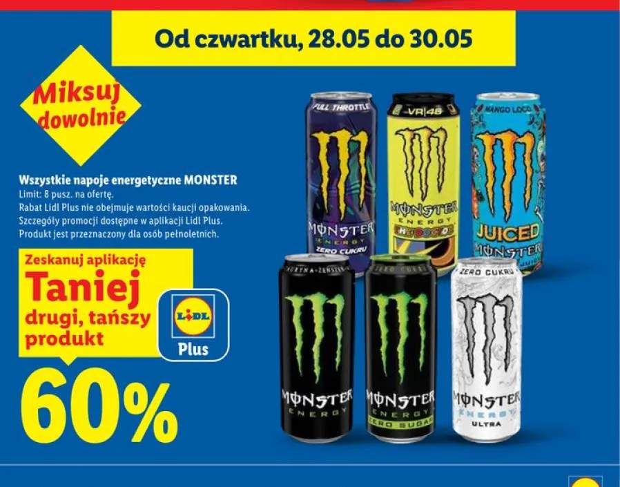 Napój energetyczny Monster