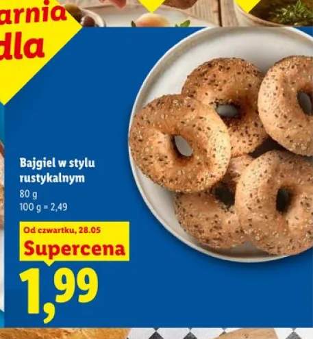 Bajgiel w stylu rustykalnym