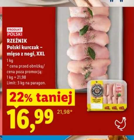 Polski kurczak - mięso z nogi XXL Rzeźnik