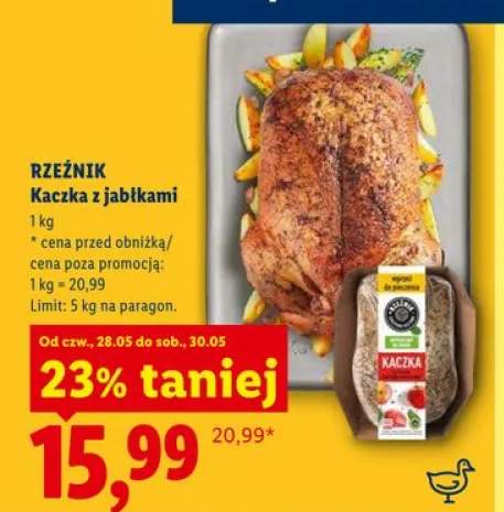 Kaczka z jabłkami Rzeźnik