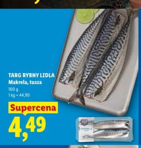 Makrela tusza Targ Rybny Lidla