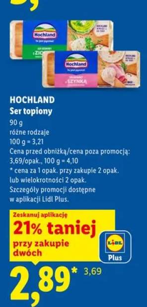 Ser topiony z szynką Hochland