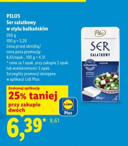 Ser sałatkowy w stylu bałkańskim Pilos