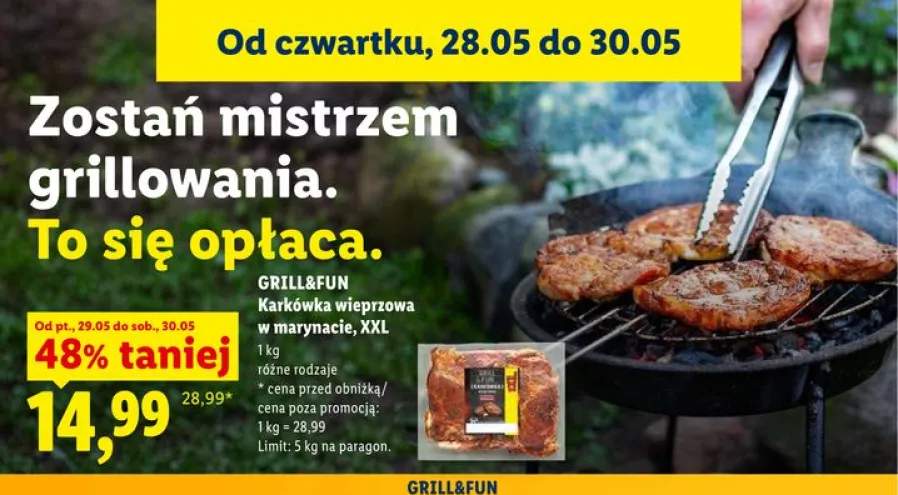 Karkówka wieprzowa w marynacie GRILL&FUN XXL