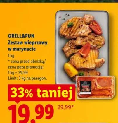 Zestaw wieprzowy w marynacie GRILL&FUN