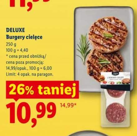 Burgery cielęce DELUXE