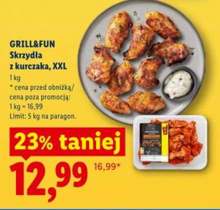 Skrzydła z kurczaka XXL GRILL&FUN