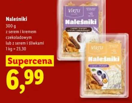 Naleśniki z serem i kremem czekoladowym VIRTU
