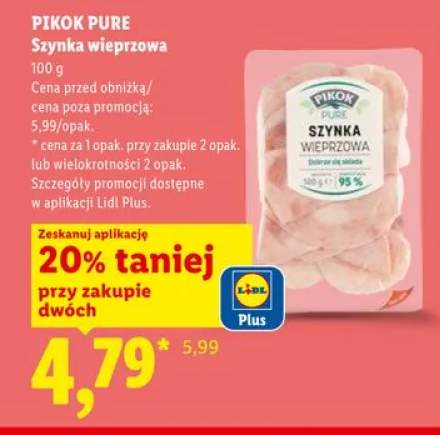 Szynka wieprzowa Pikok Pure