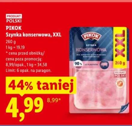 Szynka konserwowa XXL Pikok