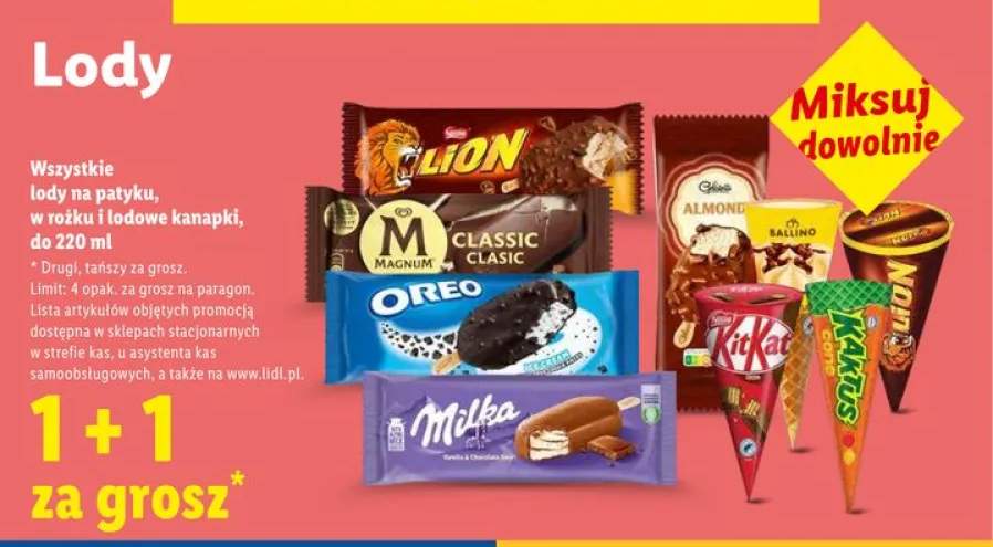 Lody w rożku KitKat