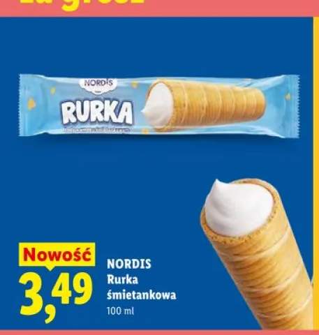 Lody Rurka śmietankowa Nordis