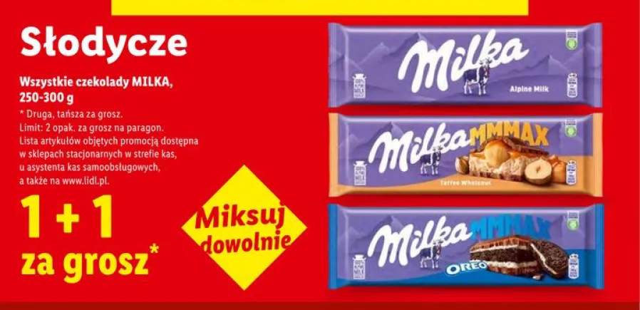 Czekolada MILKA MAX Oreo