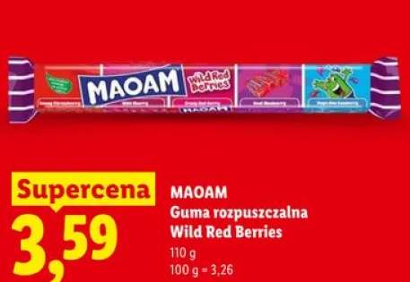 Guma rozpuszczalna MAOAM Wild Red Berries