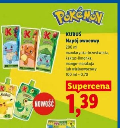 Napój owocowy wieloowocowy KUBUŚ