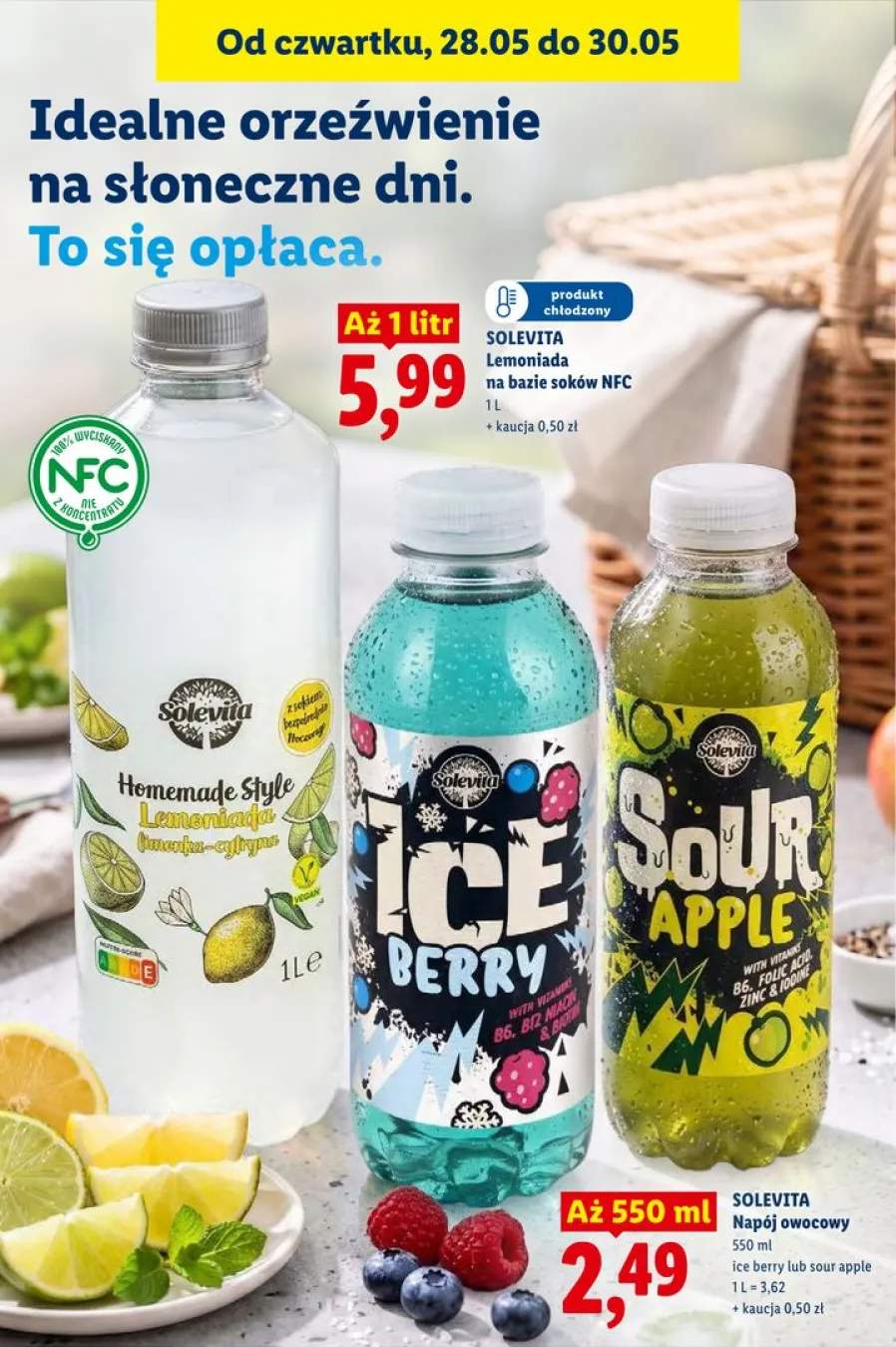 Napój owocowy Solevita ice berry