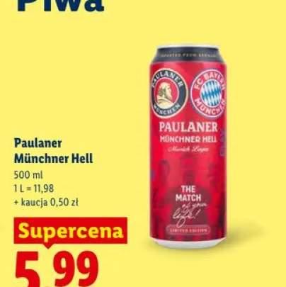 Piwo Paulaner Münchner Hell