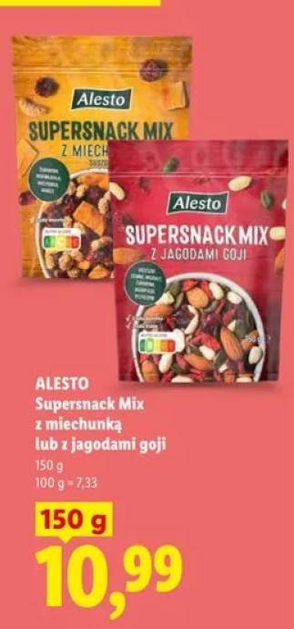 Supersnack Mix z jagodami goji Alesto
