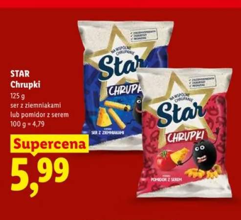 Chrupki ser z ziemniakami Star