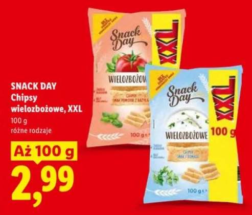 Chipsy wielozbożowe Snack Day
