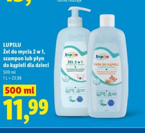 Płyn do kąpieli dla dzieci Lupilu