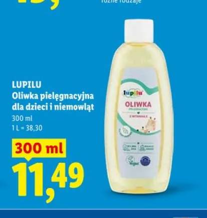 Oliwka pielęgnacyjna dla dzieci i niemowląt Lupilu
