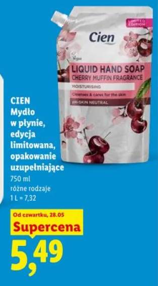Mydło w płynie CIEN edycja limitowana opakowanie uzupełniające