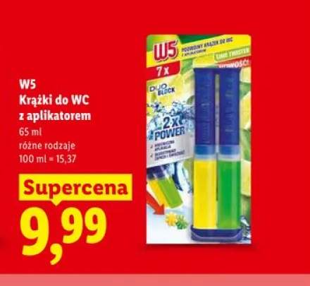 Krążki do WC z aplikatorem W5