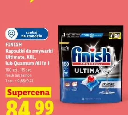Kapsułki do zmywarki Ultimate XXL lemon Finish