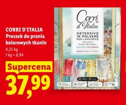 Proszek do prania kolorowych tkanin CORRI D'ITALIA
