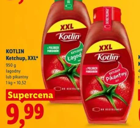 Ketchup XXL łagodny Kotlin