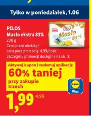 Masło ekstra 83% PILOS