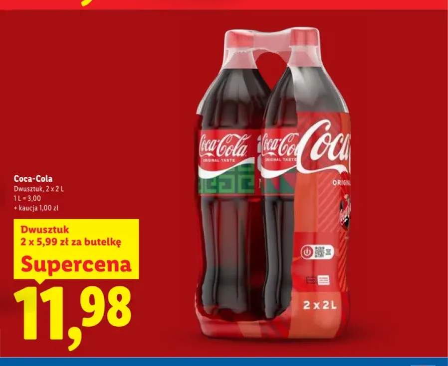 Napój gazowany Coca-Cola 2-pak 2l