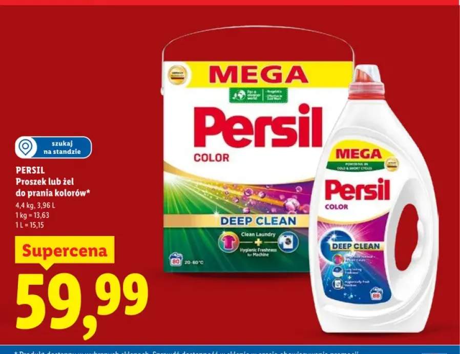 Proszek do prania kolorów Persil Color Deep Clean Mega