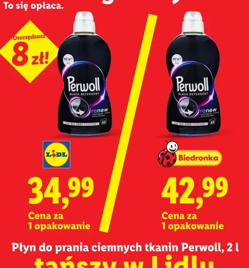 Płyn do prania ciemnych tkanin Perwoll
