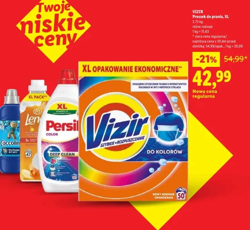 Proszek do prania XL Vizir