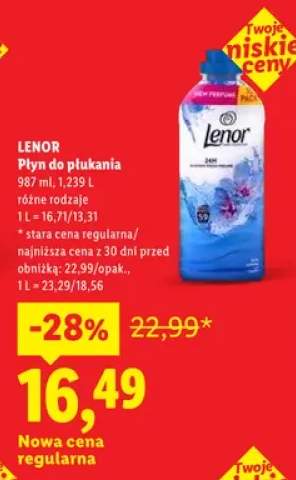 Płyn do płukania Lenor