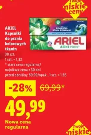 Kapsułki do prania kolorowych tkanin Ariel