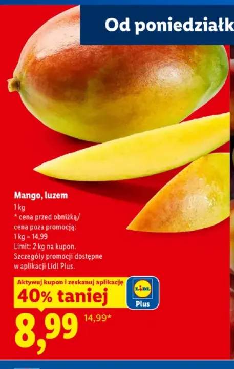 Mango luzem