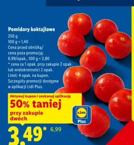 Pomidory koktajlowe