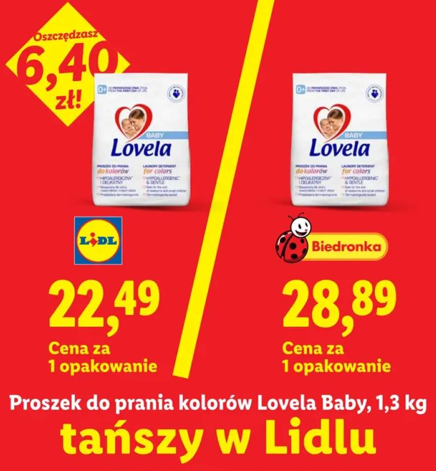 Proszek do prania kolorów Lovela Baby