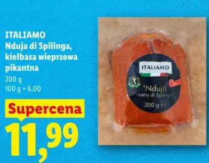 Nduja di Spilinga kiełbasa wieprzowa pikantna ITALIAMO